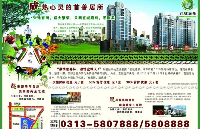 报广半版图片psd模版下载