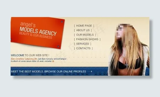 美女内衣导航动画