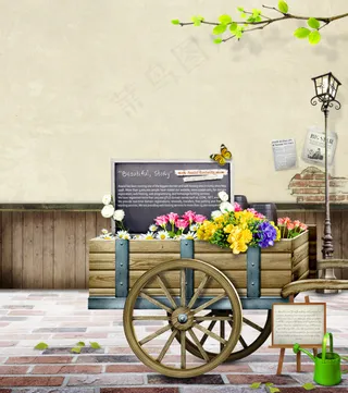 素素的木头背景