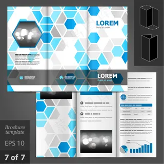 商务宣传手册矢量素材