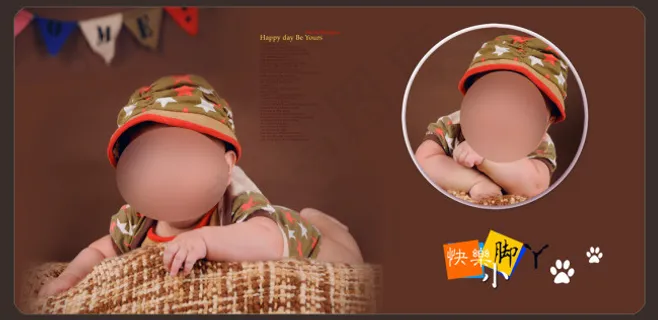 儿童相册设计模版 儿童相册设计模版