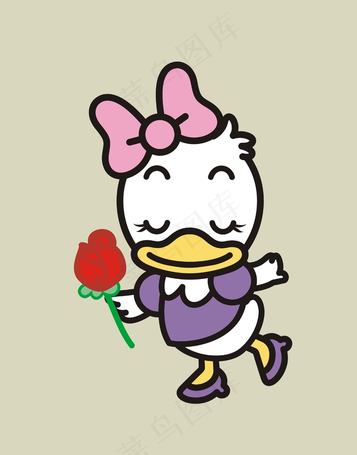 小鸭子卡通图案