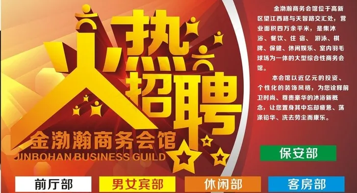 火热招聘图片cdr矢量模版下载