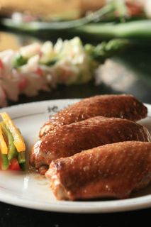 香煎鸡中翅图片