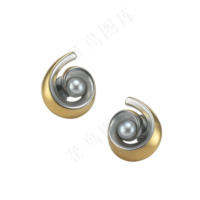珍珠耳环图片