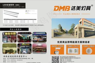 照明宣传彩页图片