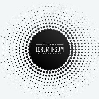 圆形波尔点素材