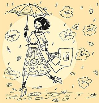 卡通人物插画背景