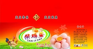 柴鸡蛋包装图片