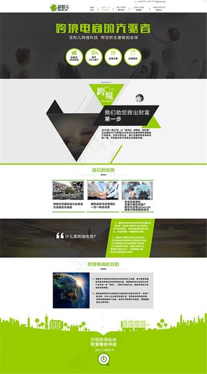 电子商务网页模板