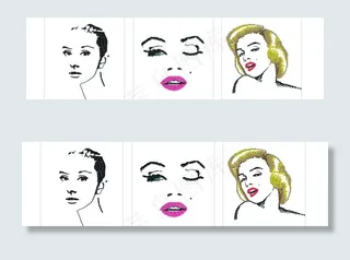 创意抽象人物画图片