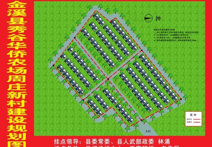 新农村建设鸟瞰图图片(7087X5315(DPI:45))psd模版下载