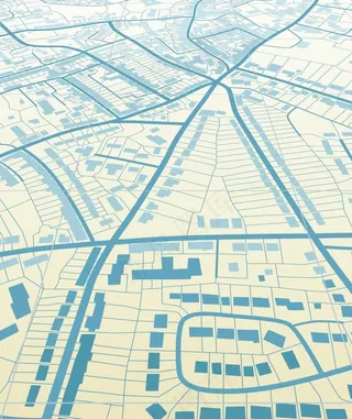 城市分布图图片