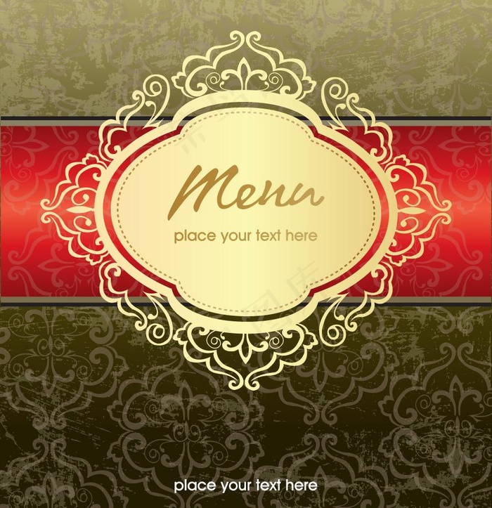 欧式花纹底纹图片