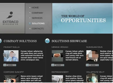 欧美灰色背景flash