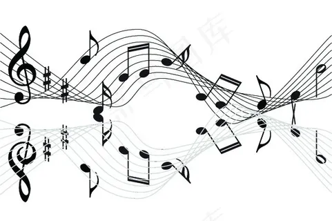 跳躍音乐 五线谱 音符