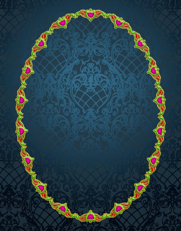 金色欧式边框图片(4000X5410(DPI:72))psd模版下载