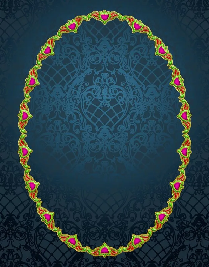金色欧式边框图片(4000X5410(DPI:72))psd模版下载