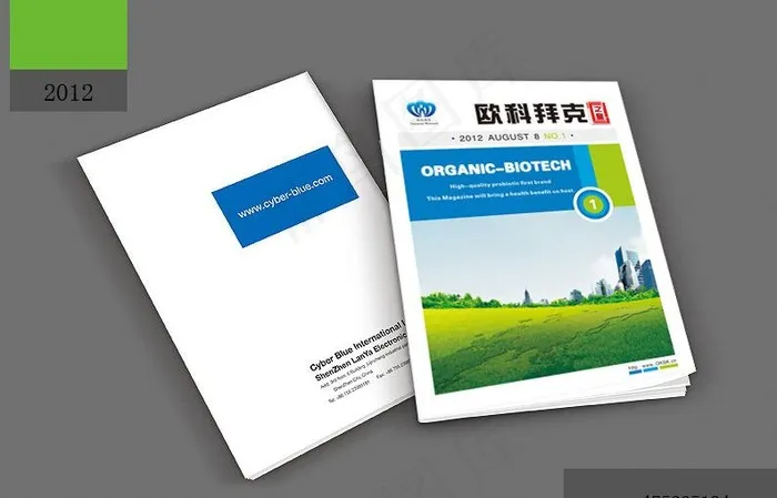 杂志封面图片cdr矢量模版下载