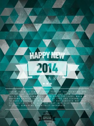 绿色海报矢量素材