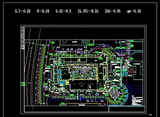 学校CAD平面图纸