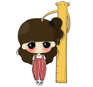 小希量身高矢量图图片