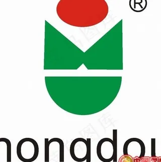 矢量红豆西服标志