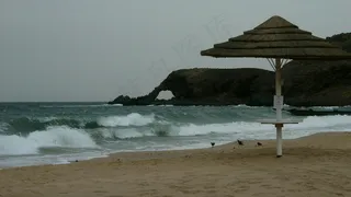 亚丁湾的海滩图片