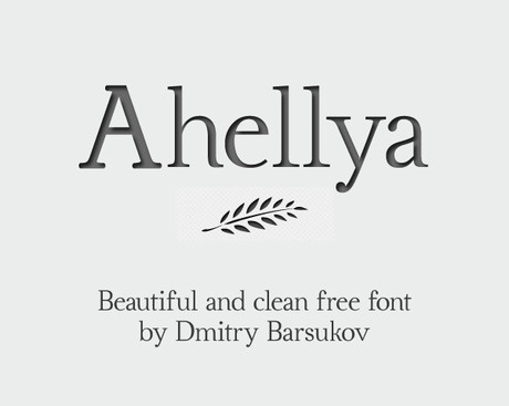 Ahellya free font...ai矢量模版下载