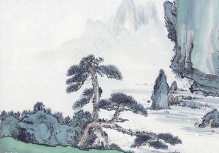 水墨山水画图片