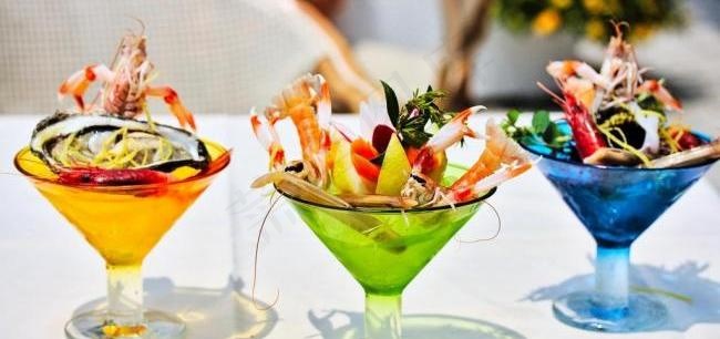 海鲜鸡尾酒图片