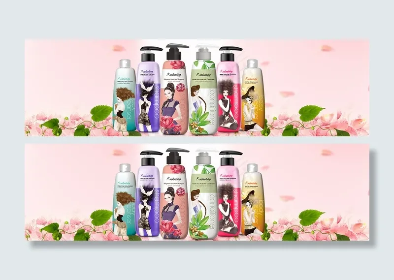 洗护类化妆品高端大气唯美海报 微信...psd模版下载
