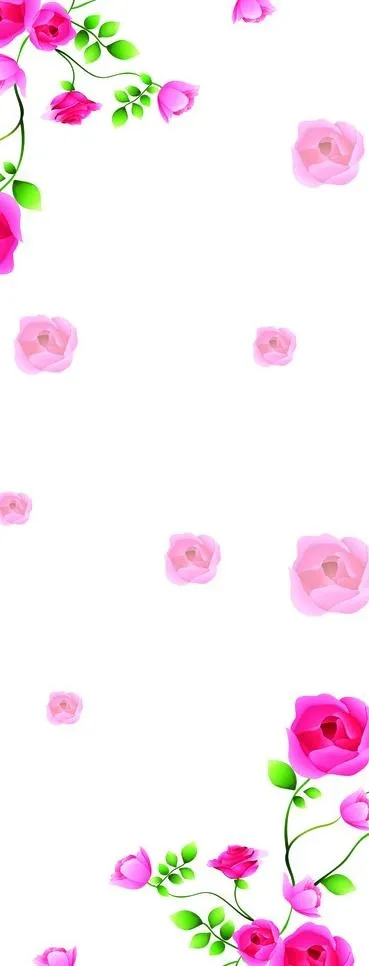浪漫玫瑰图片(2835X6803(DPI:72))psd模版下载