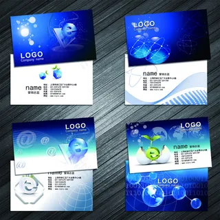 科技企业名片设计