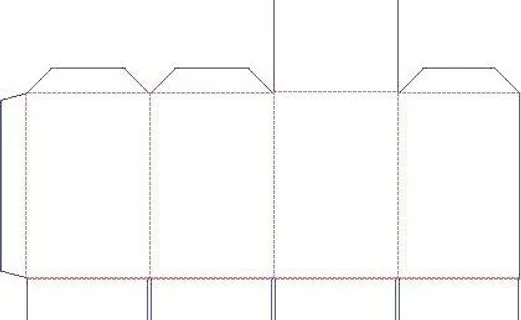 包装盒展开图 包装盒展开图