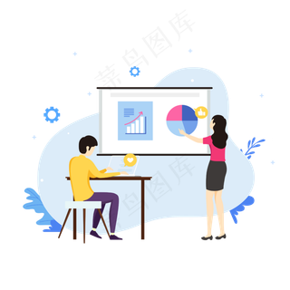 手绘风格团队工作办公元素手绘风格团队工作办公元素