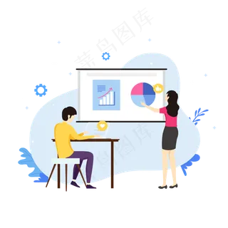 手绘风格团队工作办公元素手绘风格团队工作办公元素