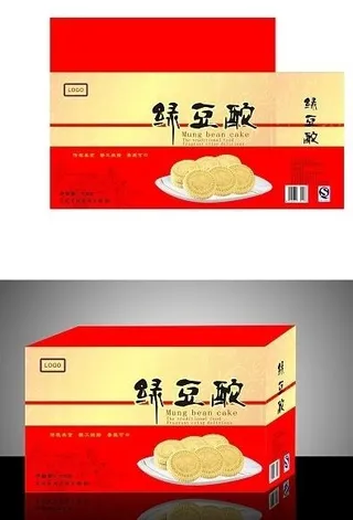 绿豆饼包装图片
