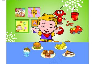 小飞侠吃蛋糕图片