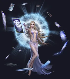 美女魔术师图片