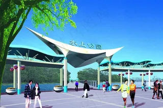 大门效果图图片