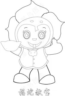 福蛇献宝 吉祥物 福蛇献宝 吉祥物