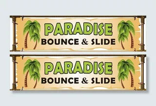 椰子 横幅 相框图片