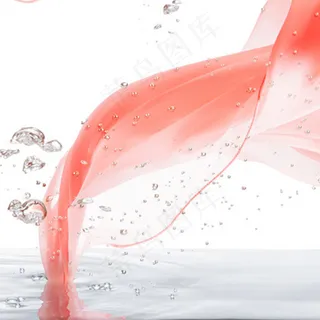 简约清新护肤品主图直通车背景图