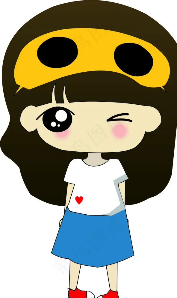 萌小希图片cdr矢量模版下载