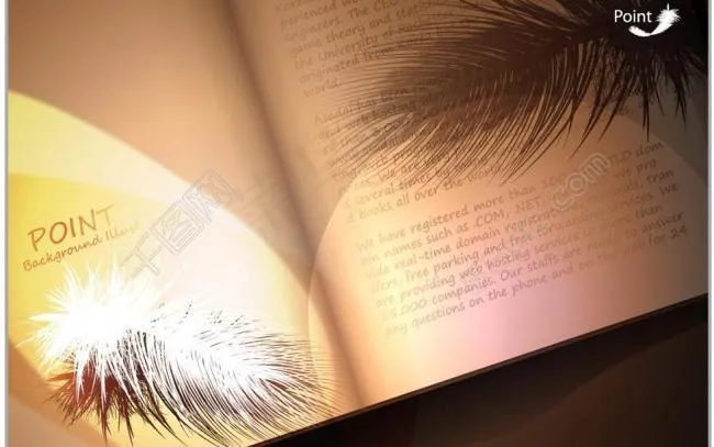 羽毛 背景图片ai矢量模版下载