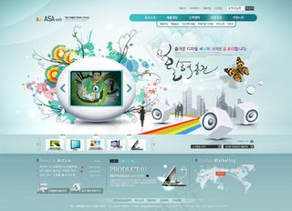 网络科技网站模板