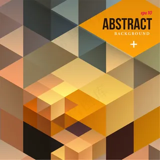 黄色背景矢量图