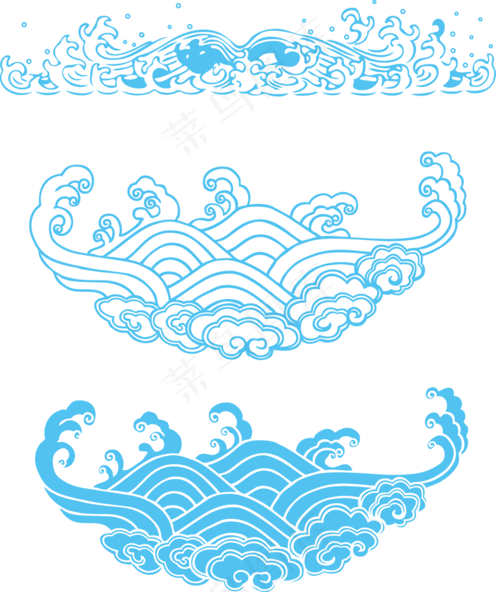 祥云水纹
