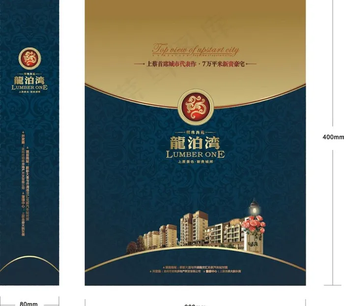 龙泊湾手提袋制作图片cdr矢量模版下载